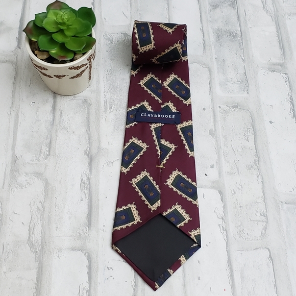 Clay Brooke 100% Silk Necktie - Picture 3 of 10